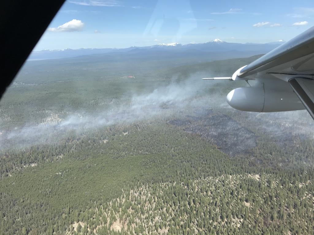 Meadow Fire Update Meadow Fire Near Chiloquin fully lined overnight