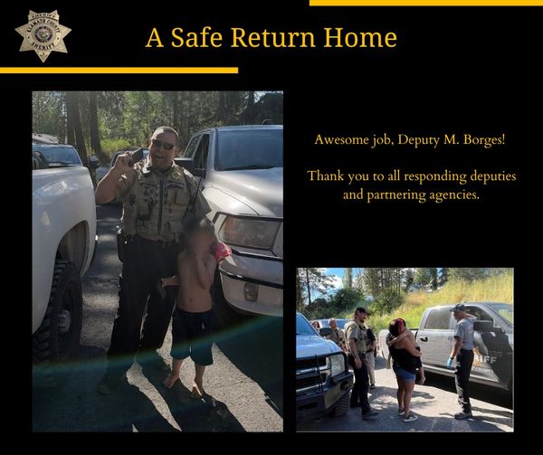 “A Safe Return Home” after Klamath County Sheriff’s Office and Search and Rescue teams responded